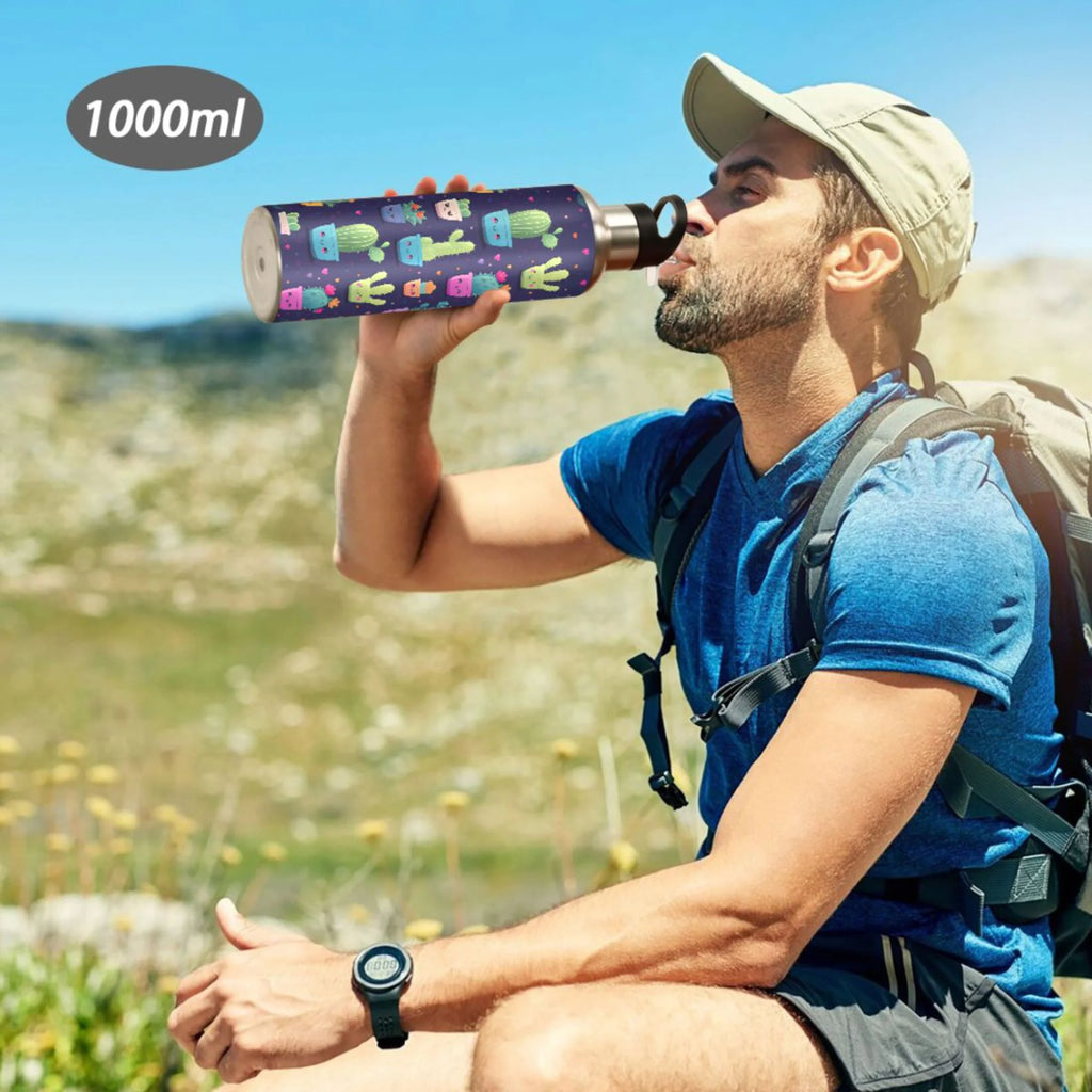 Stainless Steel Insulated Water Bottle with Straw Lid N6219