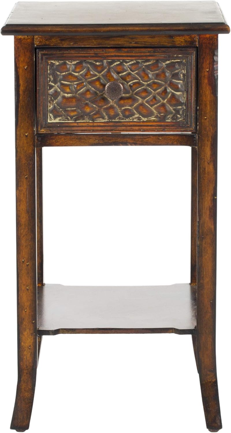 Dark Brown End Table Y38318