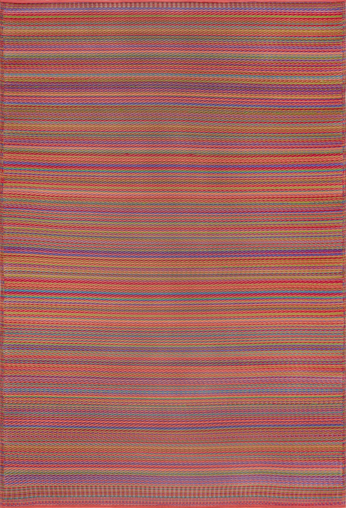 6x9 Waterproof Reversible Plastic Straw Outdoor Rug N41351