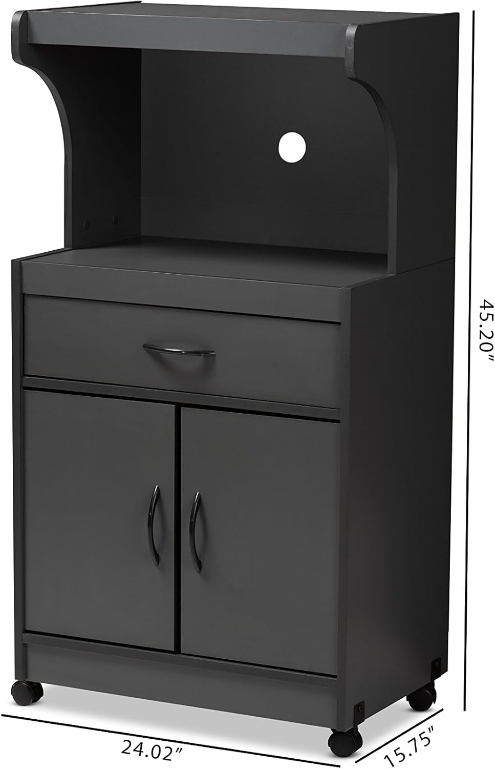Dark Grey Kitchen Cabinet Y535441