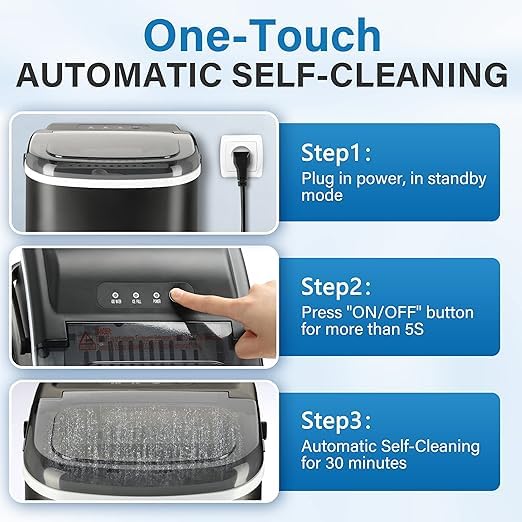 Portable Countertop Ice Maker with Ice Spoon and Basket S669894