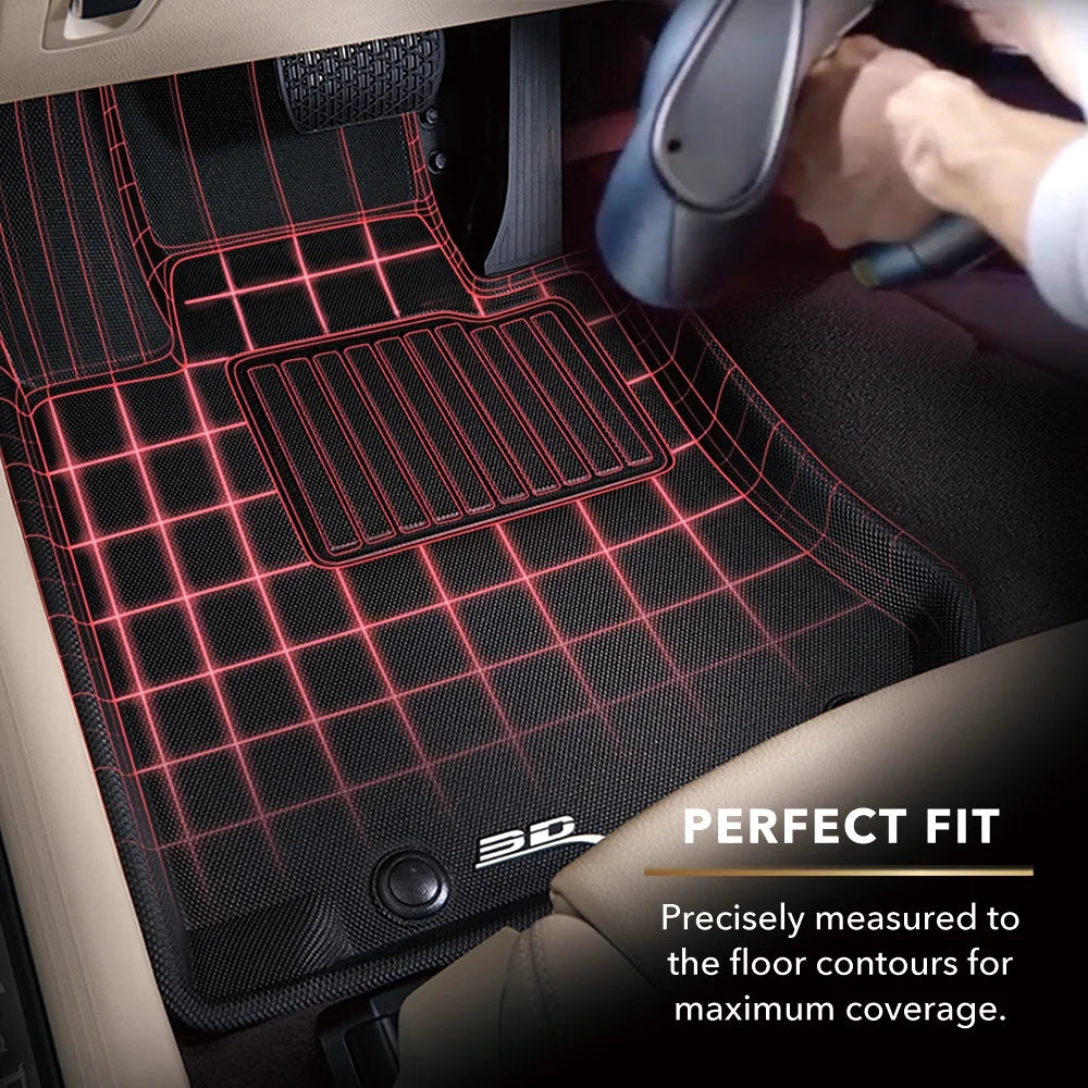 3D MAXpider KAGU Floor Mat (BLACK) Front Row Y8373