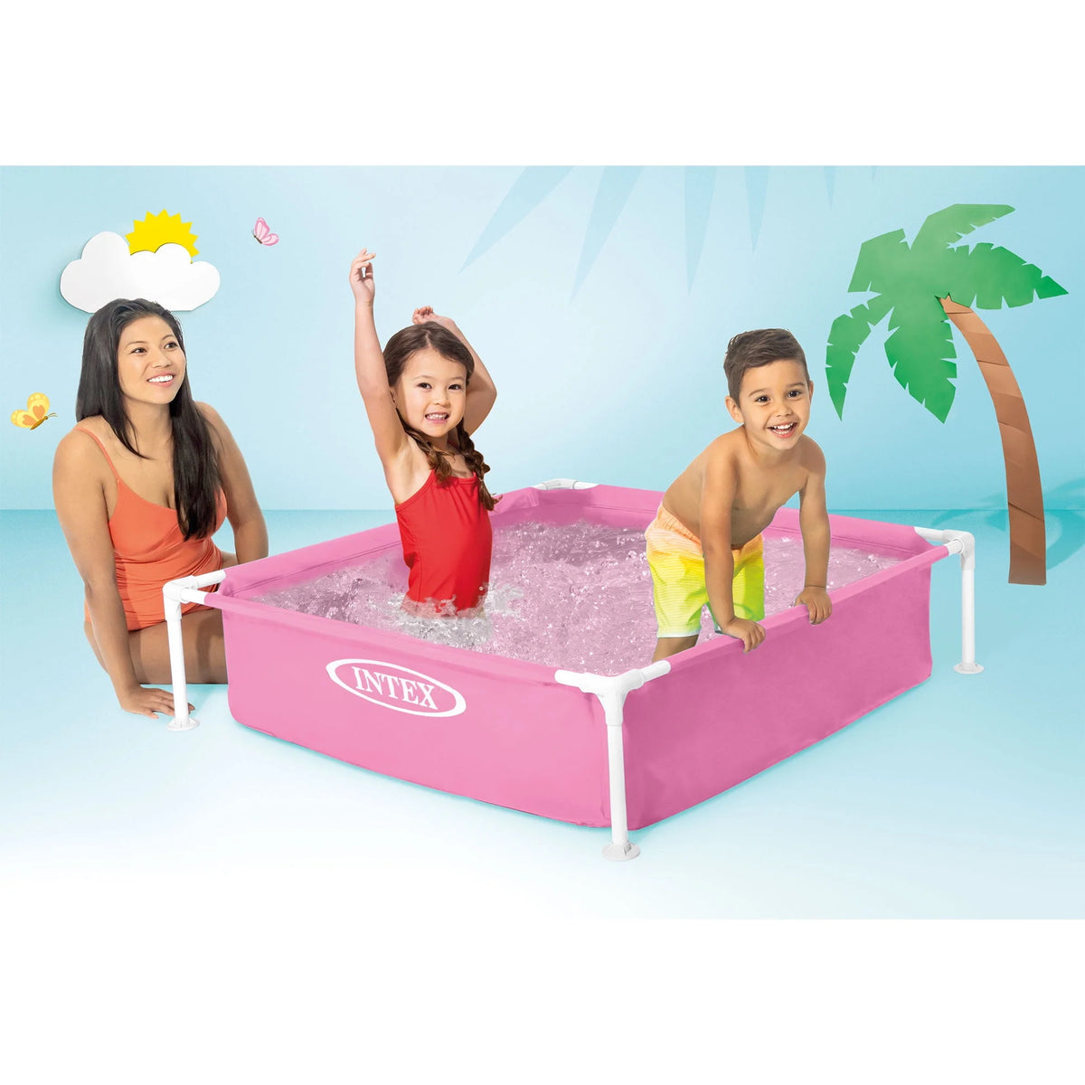 Blue Mini Frame Pool R599