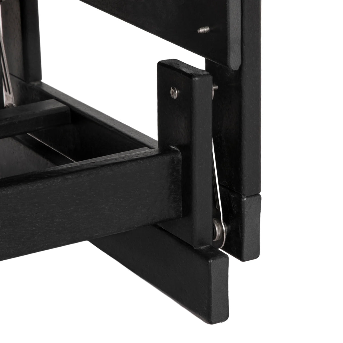Black HDPE Double Patio Glider Bench U8409