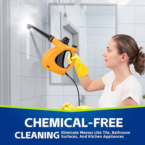 Handheld Pressurized Multi-Surface Steam Cleaner with 11pcs Accessories E331188