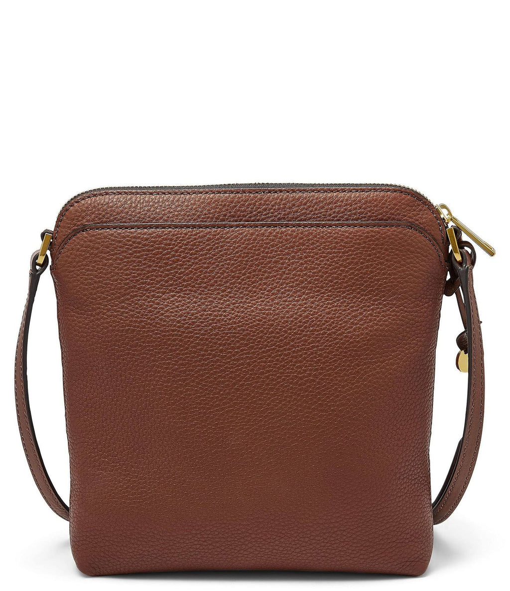 Black Leather Crossbody U360