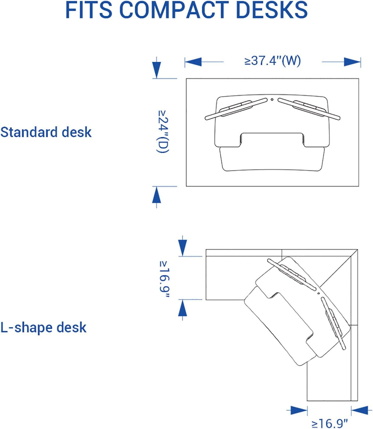 Motorized Standing Desk Converter 36" Wide Electric Stand up Desk Riser Black Height Adjustable Desk Y19128