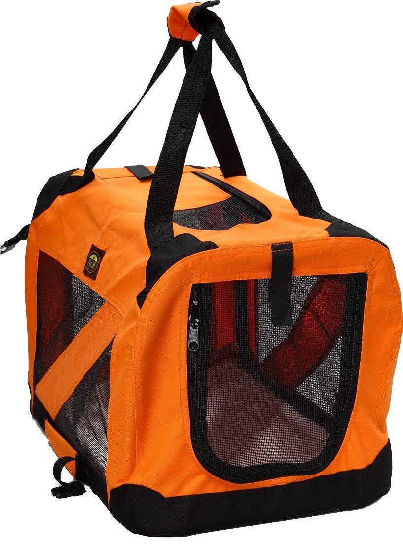 Folding Pet Dog Carrier, Orange O308