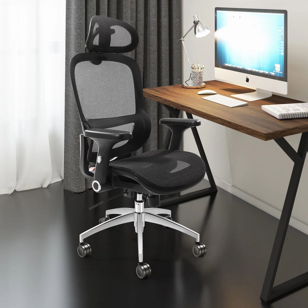 Ergonomic Mesh Office Chair with Lumbar and Head Support S510