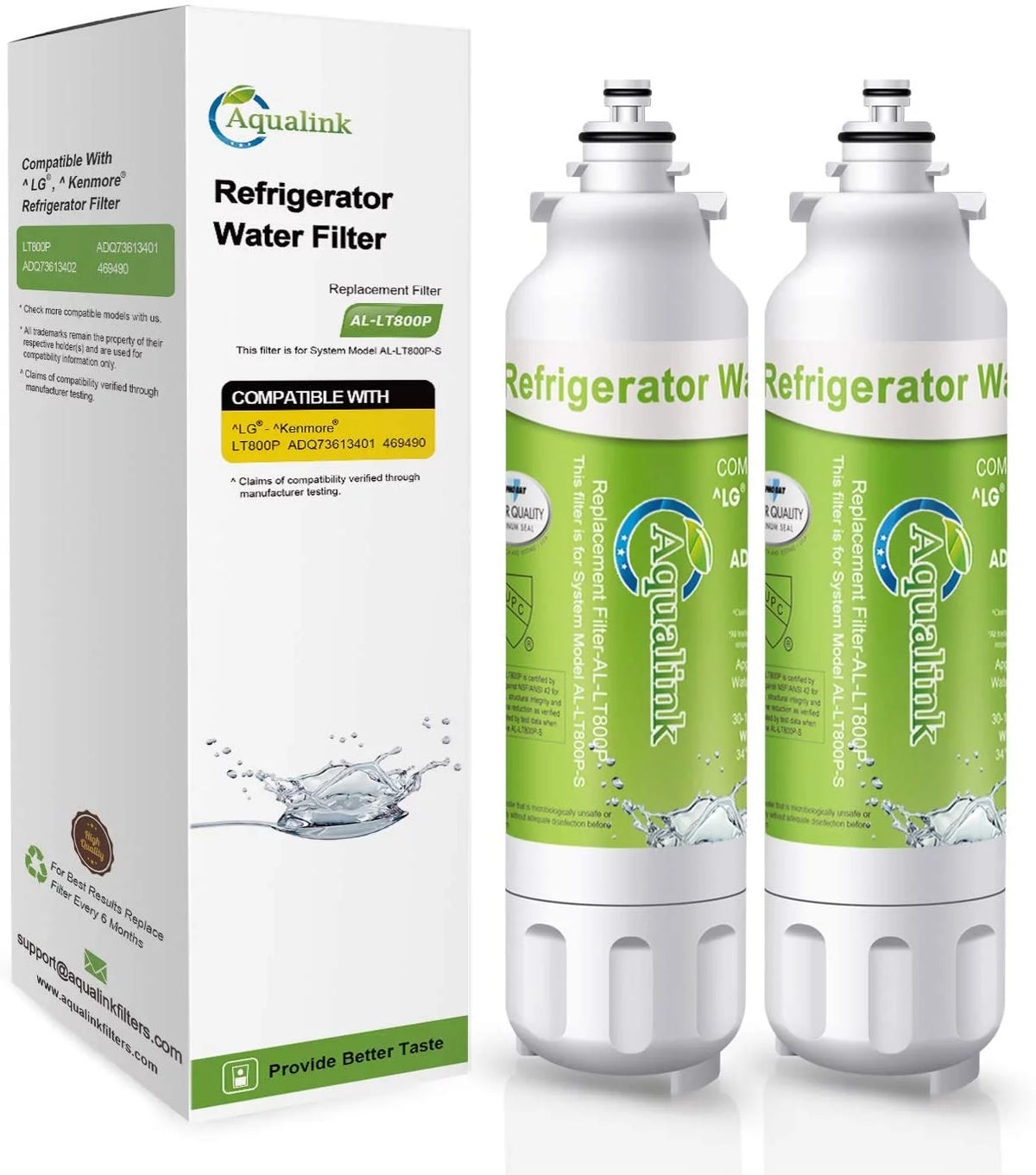 Refrigerator Water Filter 2Pack D215783