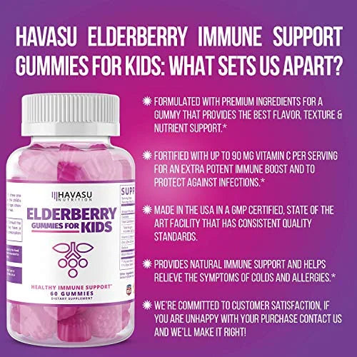 Elderberry Gummies 120 Gummies M990