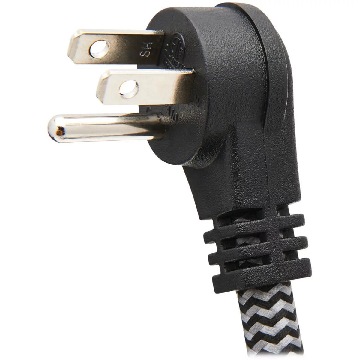 Surge Protector with 4 Outlets & 4 USB-A Ports 6ft Cord Black L188