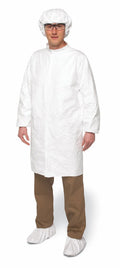 White Snaps XL Cleanroom Coat V705