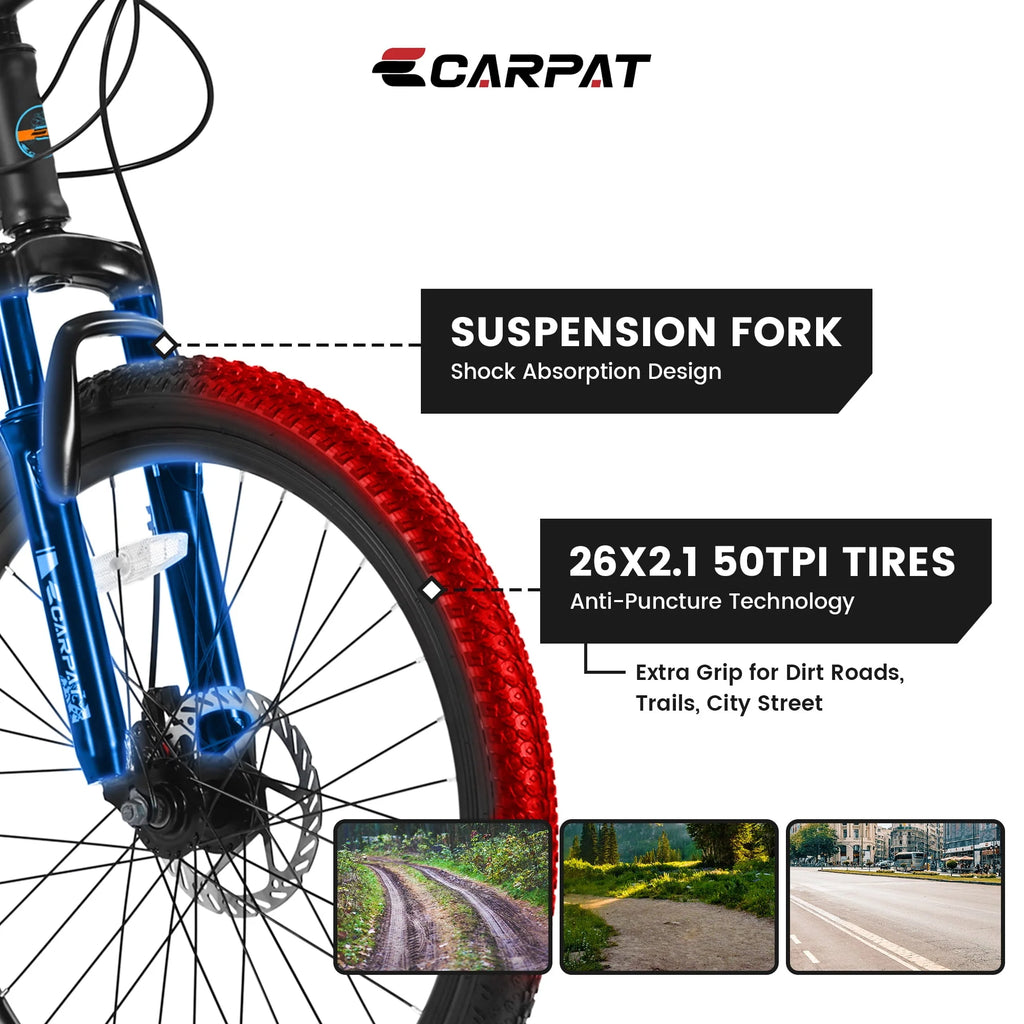 26 inch Mountain Bike with 21 Speed & Disc Brakes R89977