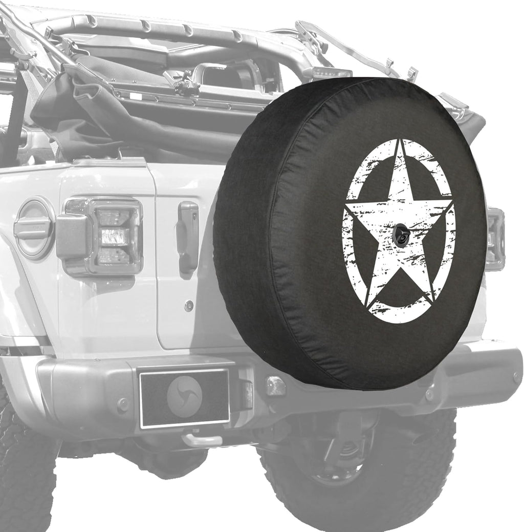 Soft JL Tire Cover for Jeep Wrangler with Back-up Camera, Pack of 2 Y78132