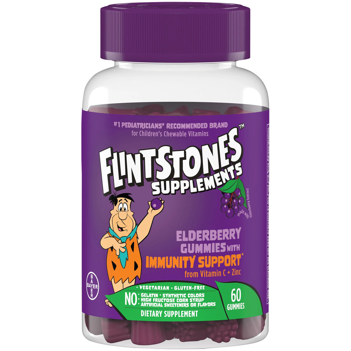 Kids Elderberry Gummies 60 Count F711898