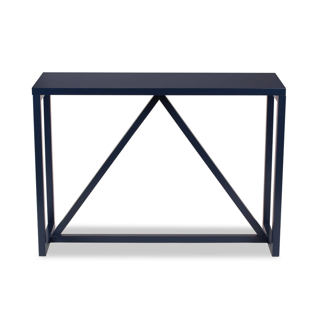 Blue Wood Console Table O5570