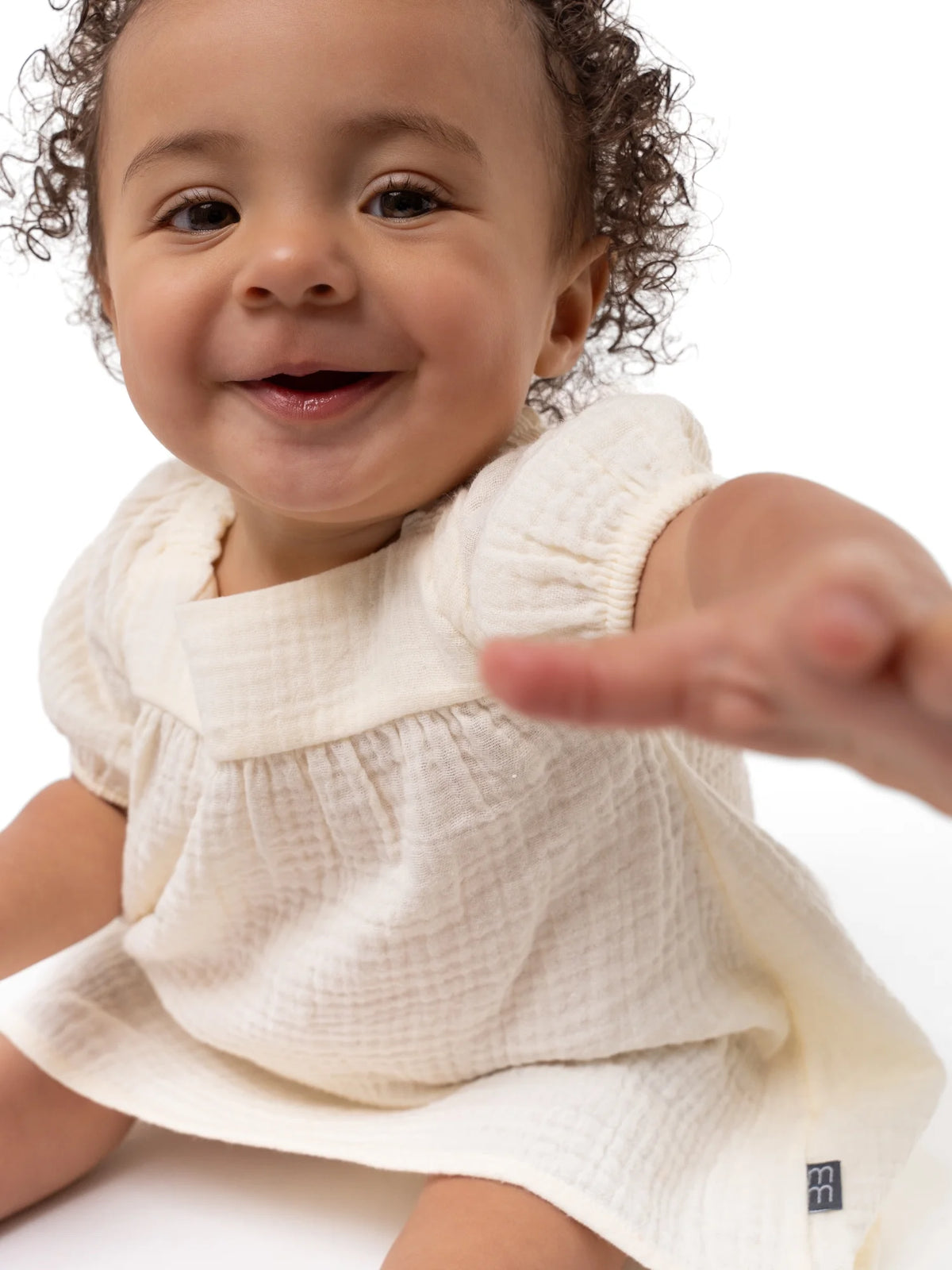 Ruffle Sleeve Dress and Diaper Cover S309770