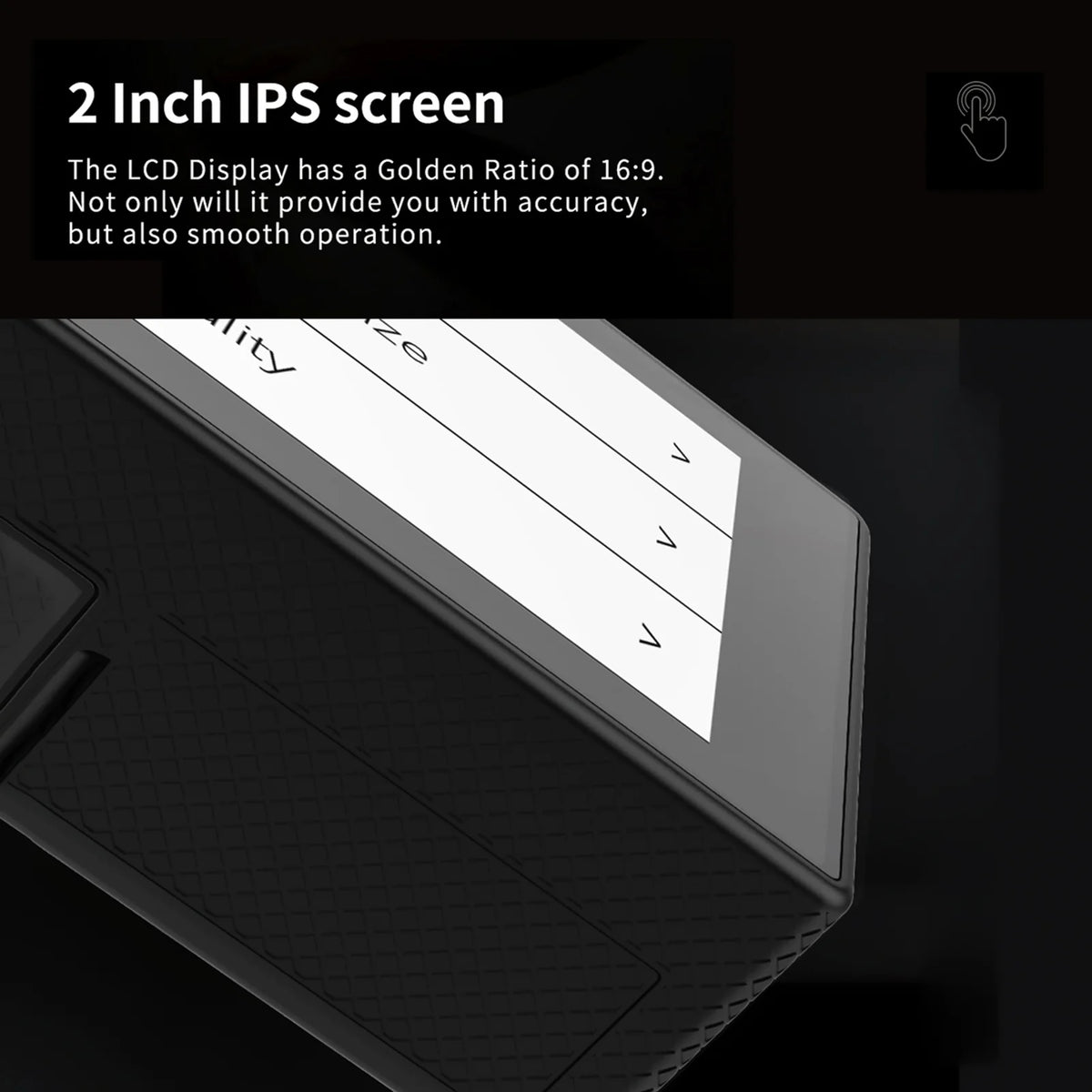 4K Sports Camera with 2-inch IPS Screen, 16MP, 170° Wide Angle, Waterproof Case W10015