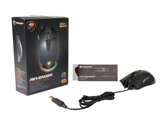 Wired USB Optical Gaming Mouse 12000 dpi Black N8124