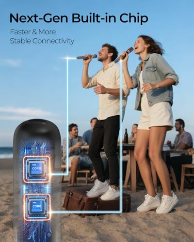 Wireless Metal Dynamic Microphone System with Rechargeable Receiver E154