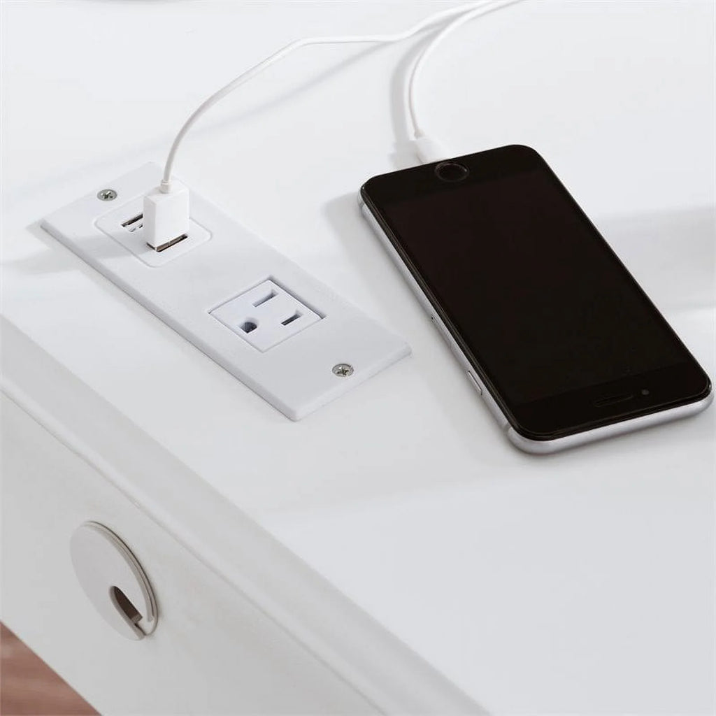 White Nightstand Set M29257