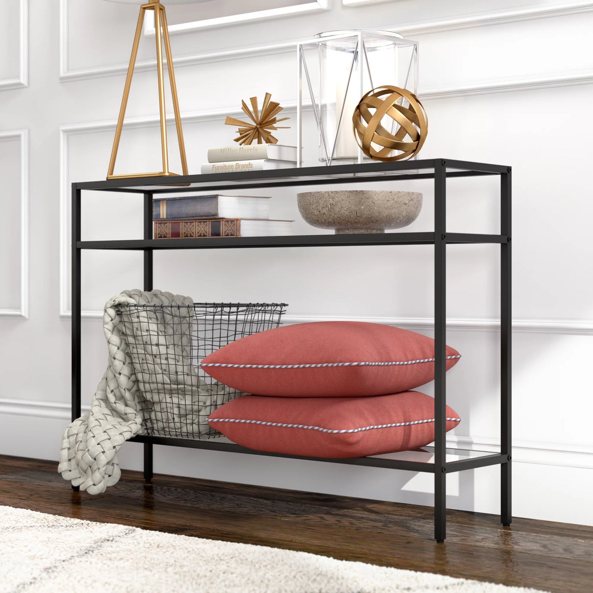 42" Wide Rectangular Console Table J273