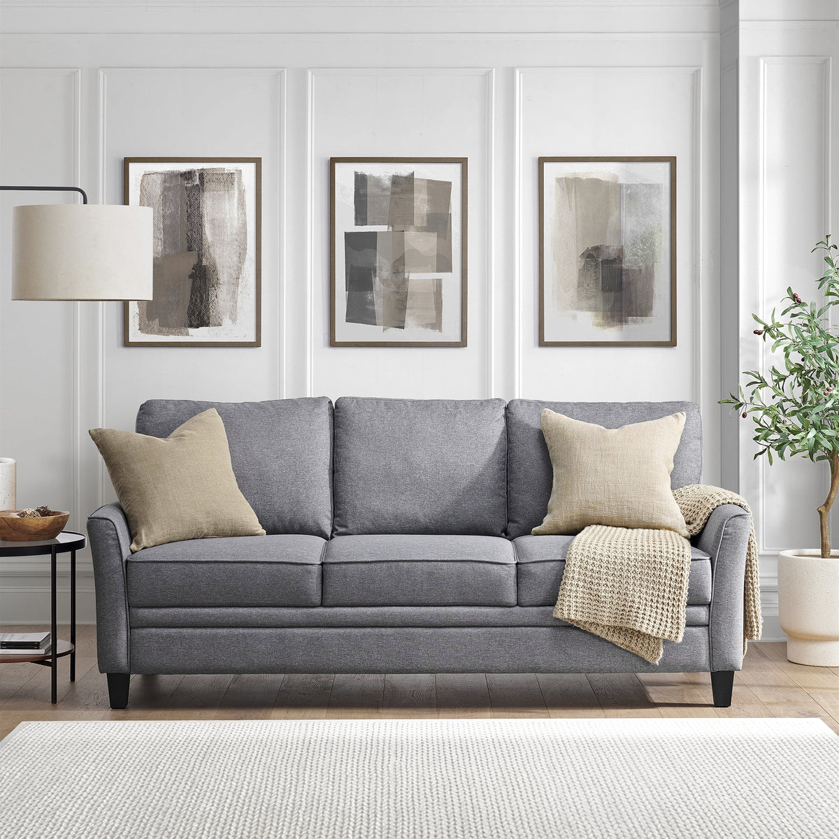 Black 3 Seat Sofa Z874387