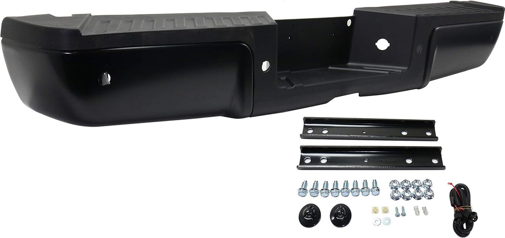 Black Face Steel Step Bumper Assembly X11609