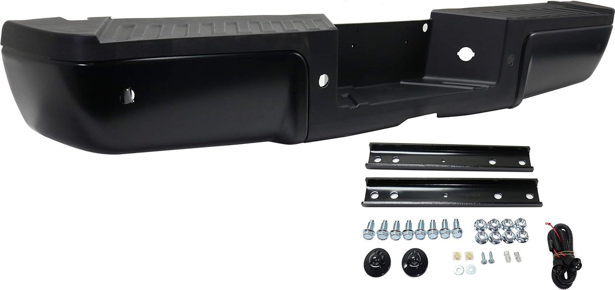 Black Face Steel Step Bumper Assembly X11609