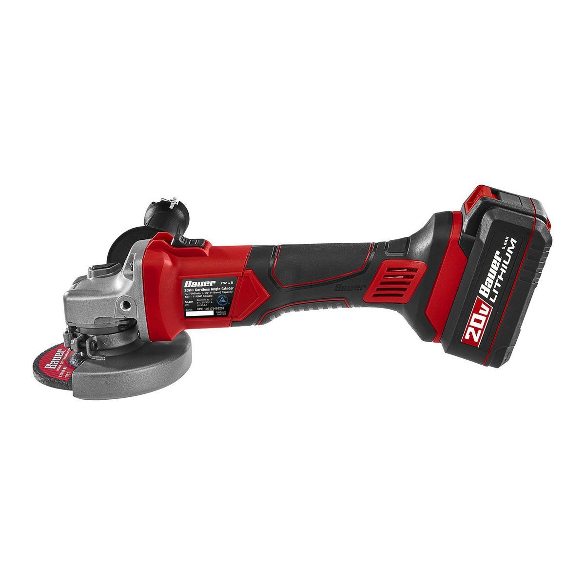 4-1/2 in. Cordless Angle Grinder F525565
