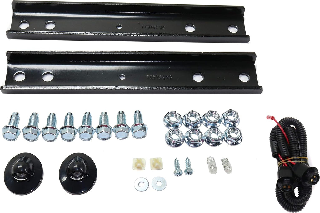 Black Face Steel Step Bumper Assembly X11609