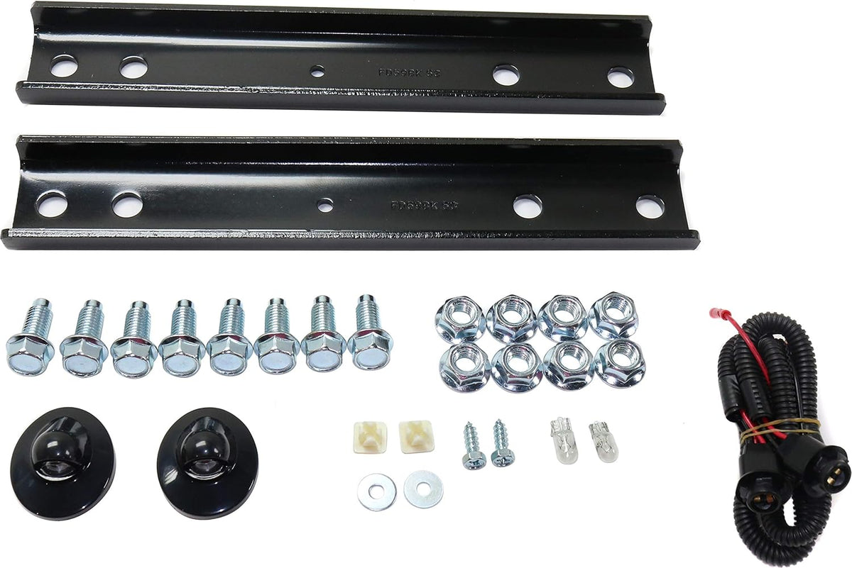 Black Face Steel Step Bumper Assembly X11609