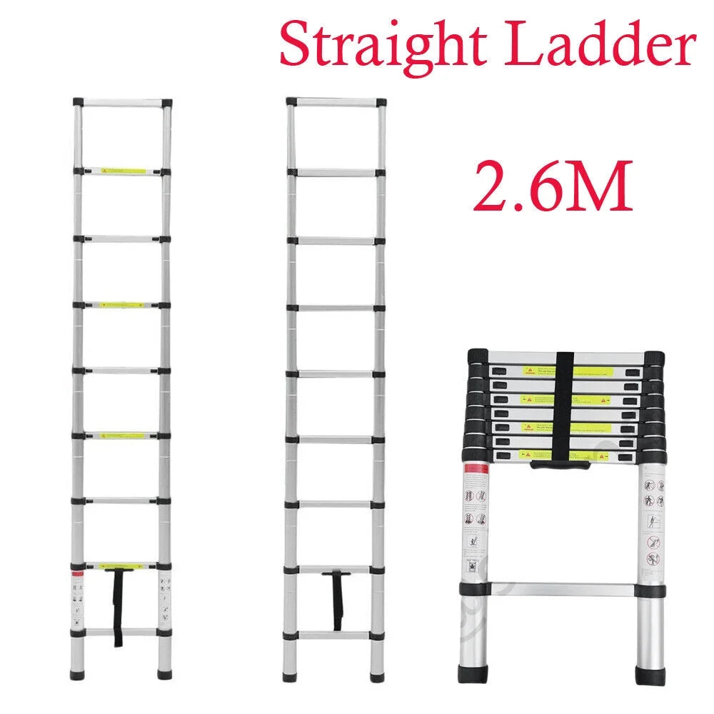 Aluminum Telescoping Ladder 8.5FT Extension Ladder G28620