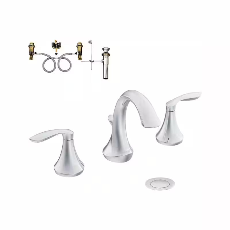 2-Handle Bathroom Faucet Trim Kit in Chrome Z380