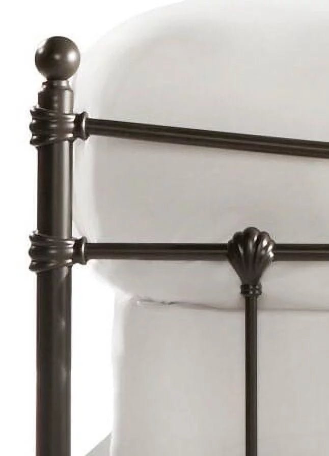 Antique Brown Metal King Bed Z974
