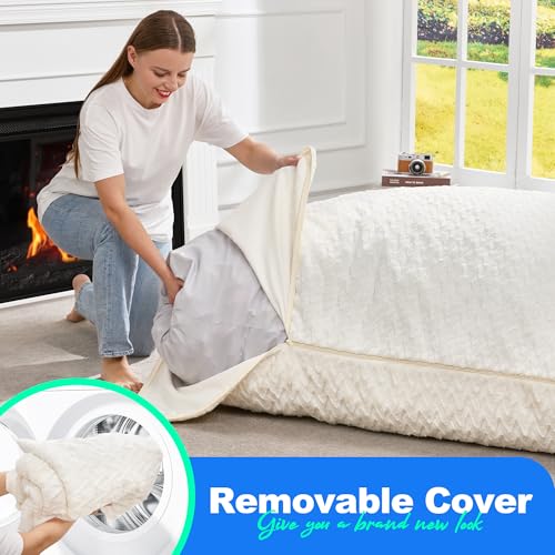3 in 1 Convertible Bean Bag Chair with Machine Washable Cover P6910