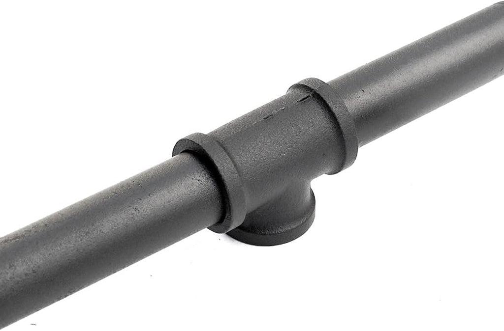 Black Industrial Wall Mount Pipe Handrail L85651