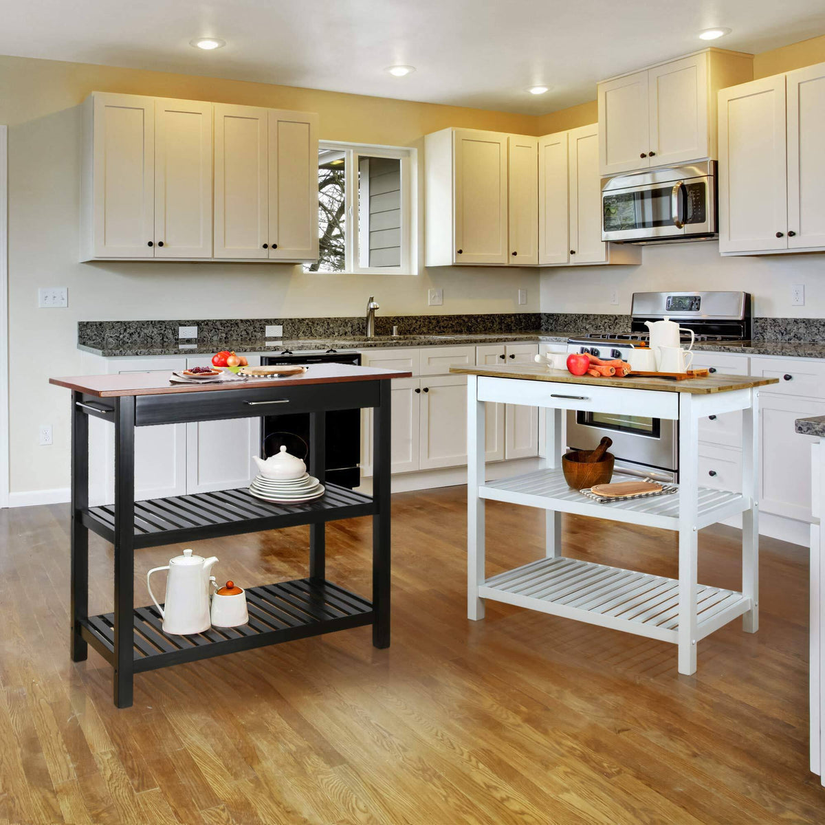 Solid Wood Kitchen Island S9478