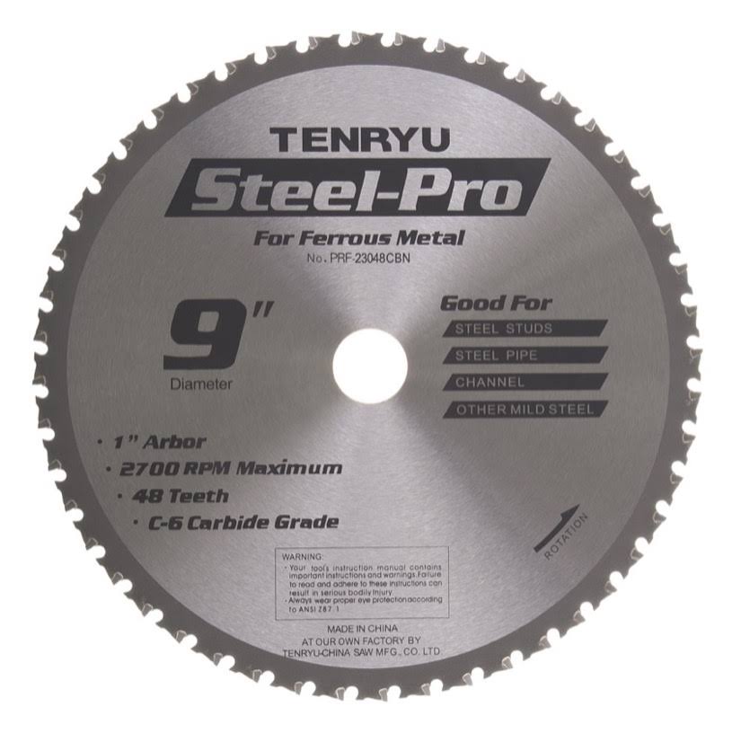 9x22 Ferrous Metal Cutting Saw Blade 48T 1x22 Arbor R85623