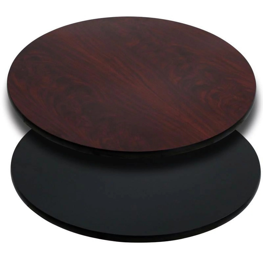 2 Pack 36'' Round Reversible Laminate Table Top P198