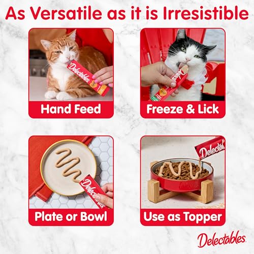 Lickable Wet Cat Treats Chicken 16 Count B260040