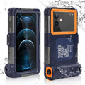 Waterproof Protective Case for Phones Up to 6.9 Inch with Lanyard L468224