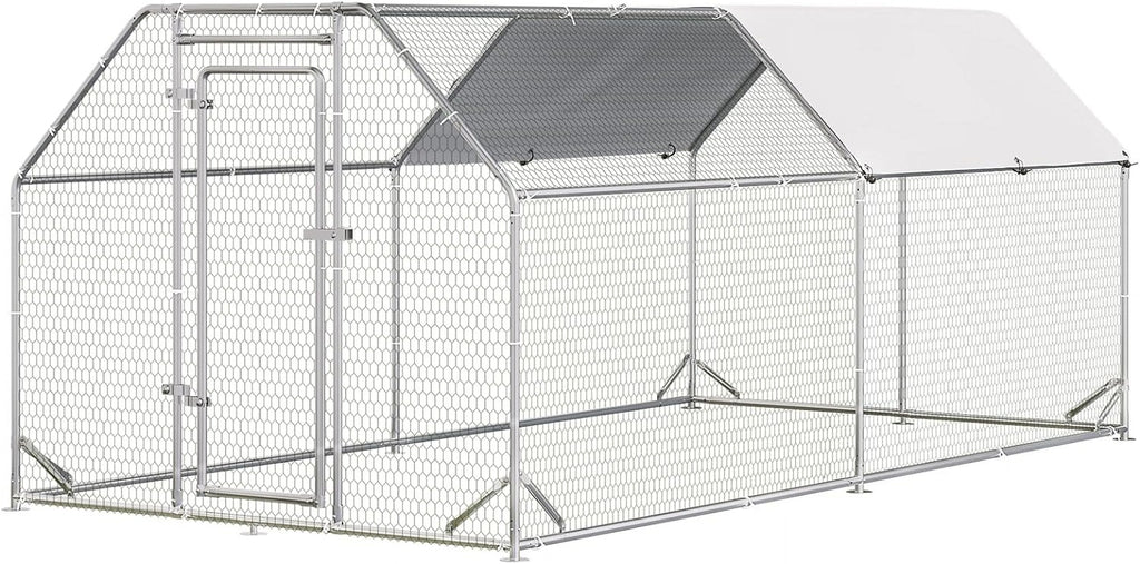 Large Metal Walk in Chicken Coop P88941