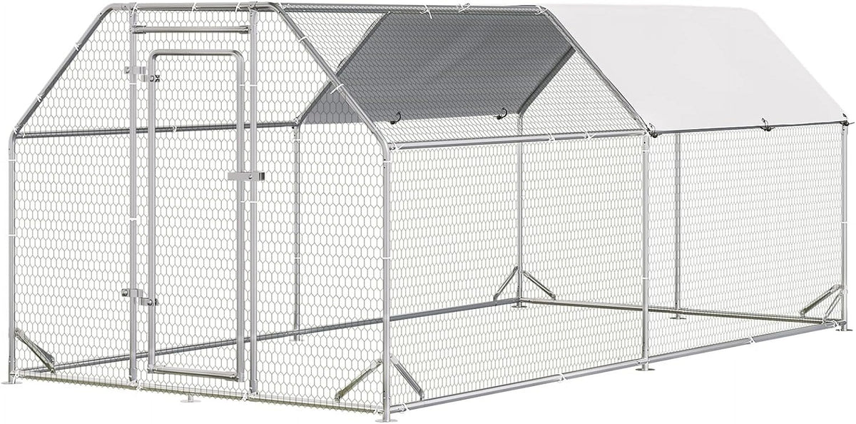 Large Metal Walk in Chicken Coop P88941