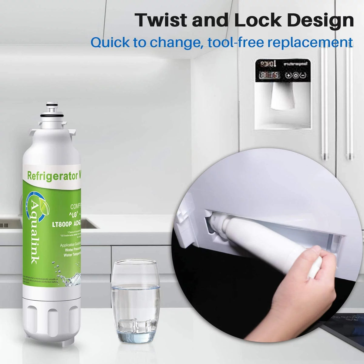 Refrigerator Water Filter 2Pack D215783