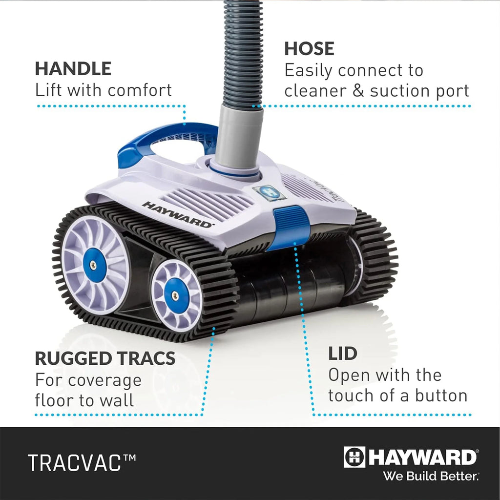 Lightweight In Ground Pool Suction Vacuum Cleaner, White I535522