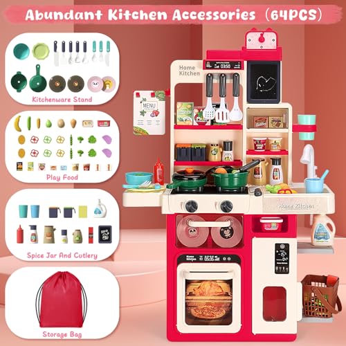 Green Kids Kitchen Playset with Sound and Light O77155