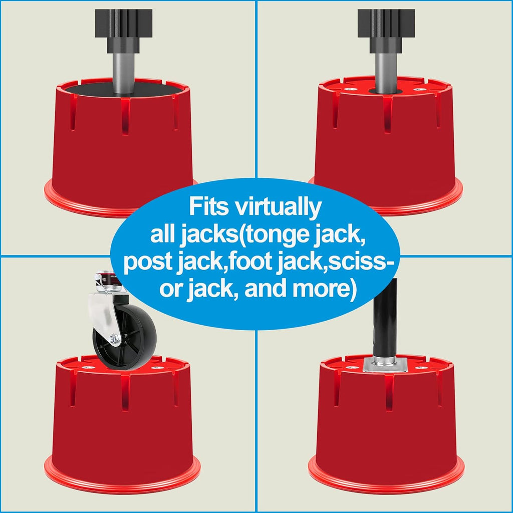 Jack Block for RV Travel Trailer, Fifth Wheel, Popup Camper, Toy Hauler, Supports up to 10000 lbs per Block K875381