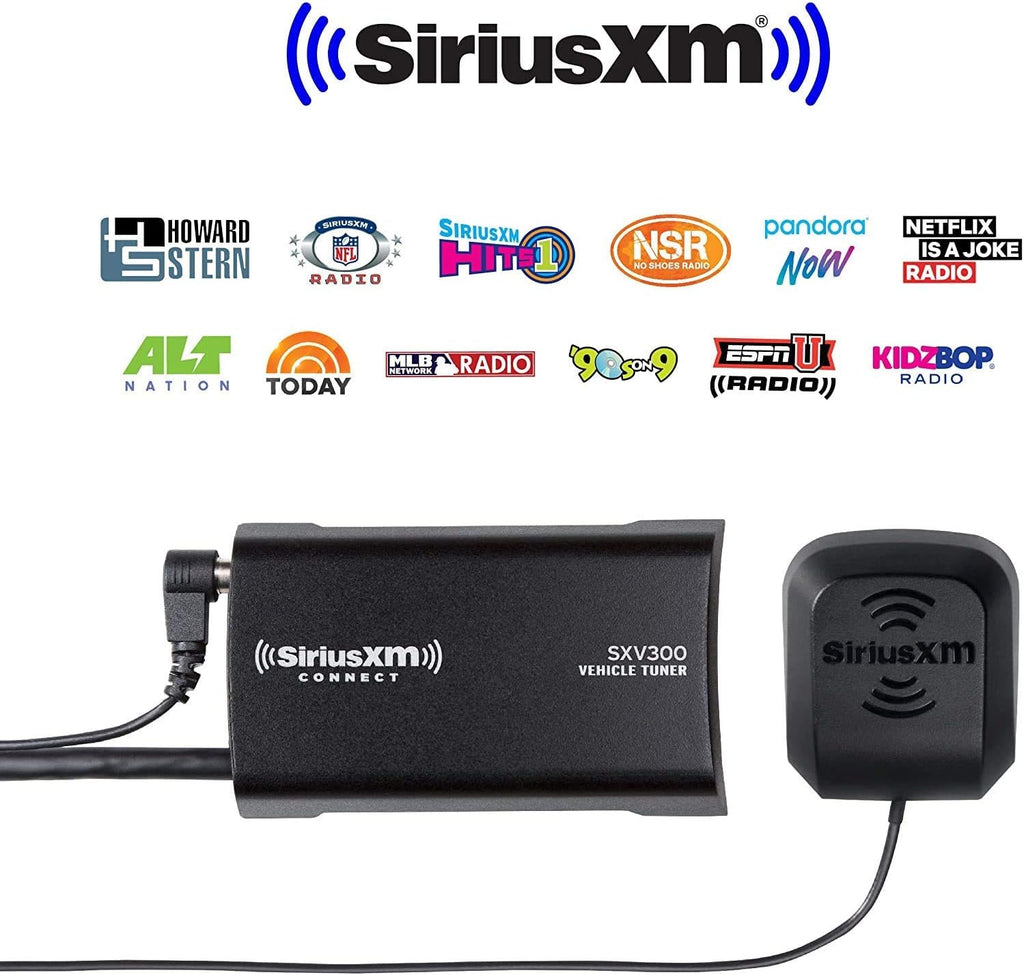 Car CD Receiver with SiriusXM Satellite Radio Tuner and Alpine Coaxial Speakers J213